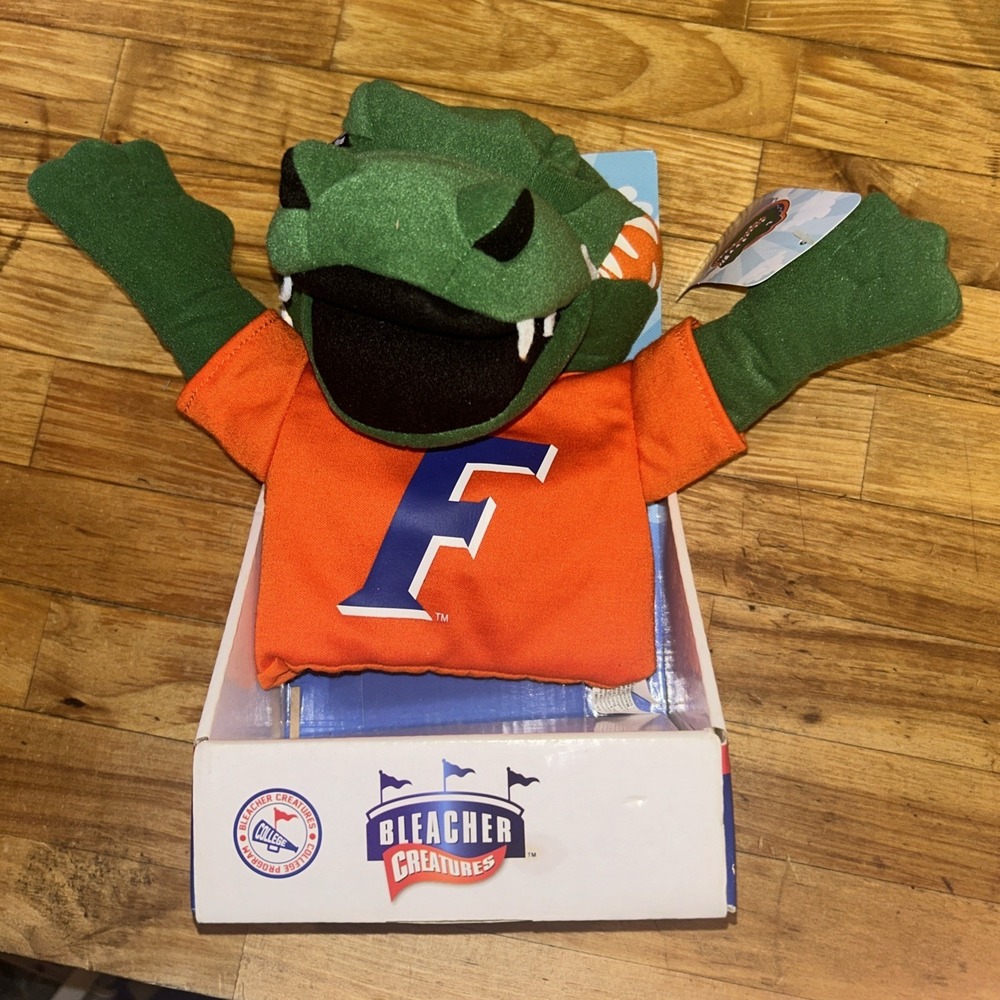 Rare! 2012 Bleacher Creatures Florida Gators University Plush Hand Puppet D2